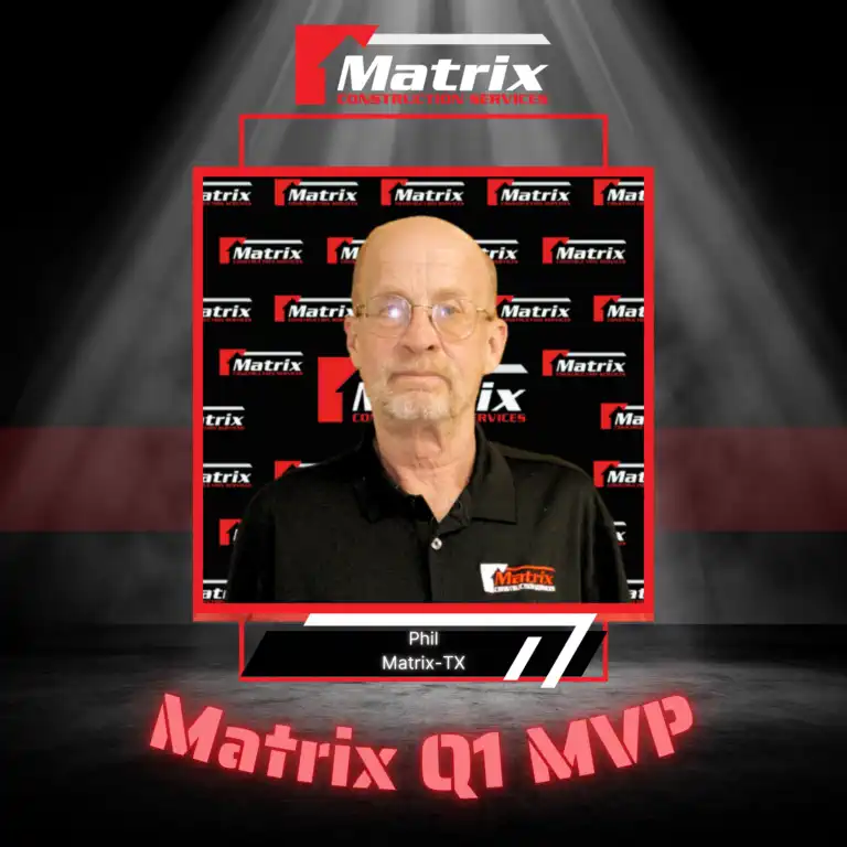 Congratulations Phil, Our Q1 Matrix MVP!