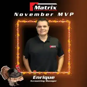 Celebrating Enrique As Our November Matrix MVP